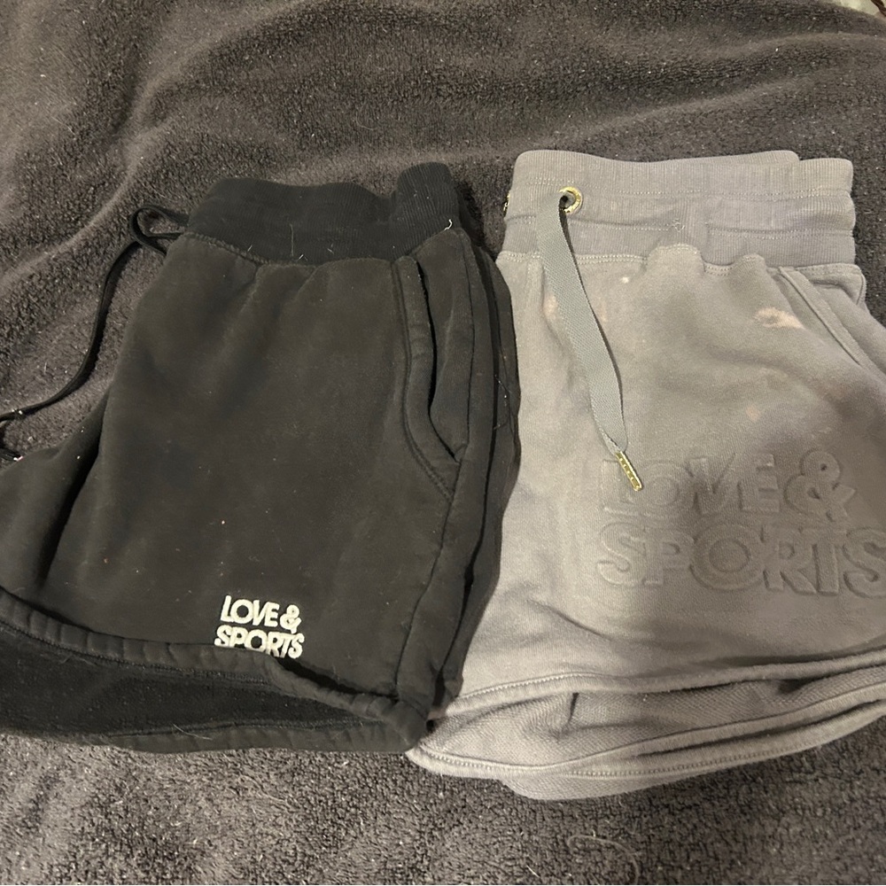 Kids Black and Gray Shorts